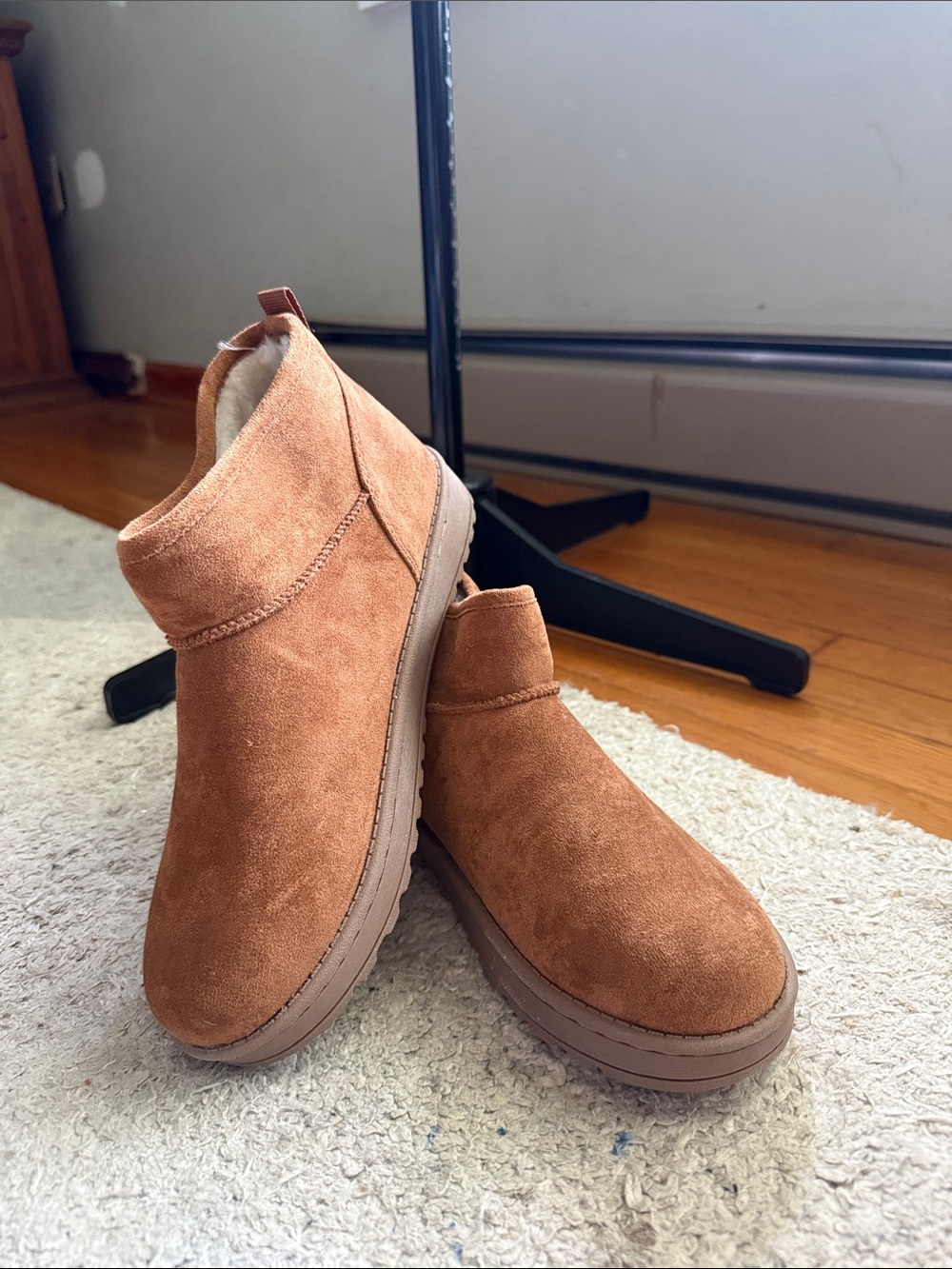 Kohl's Kids Suede Pull-On Ankle Boots - Brown